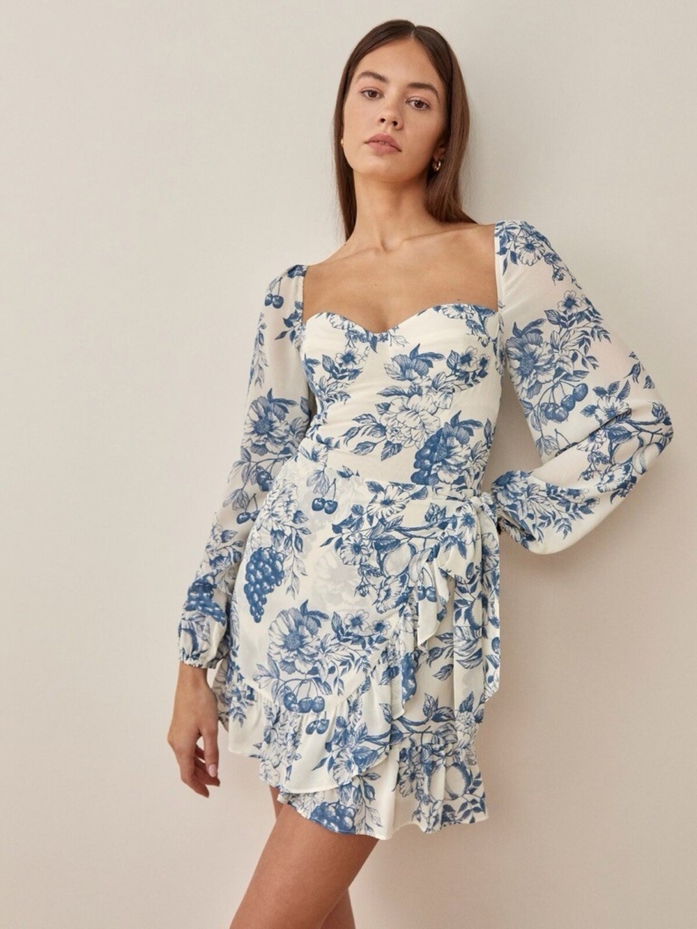 Reformation Cammi Dress in Corsica Print